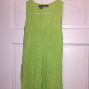 360 sweater green sleeveless top